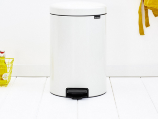 Brabantia 111846 skraldespand 20 L Rund Hvid