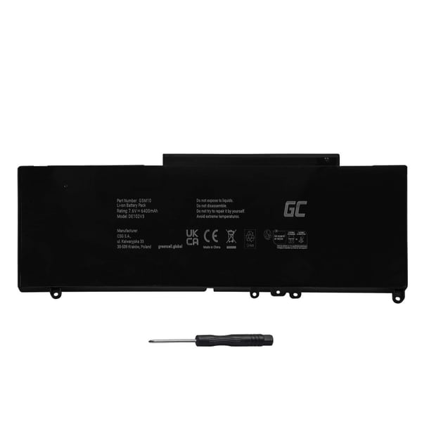 Miniatyrbillede 2 af 5: Green Cell DE102V3 laptop reservedel Batteri