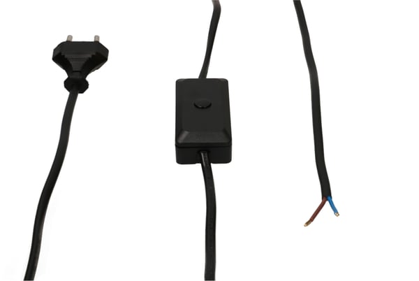 Miniatyrbillede 6 af 6: Max Hauri AG 166221 el-ledning Sort 2 m T26