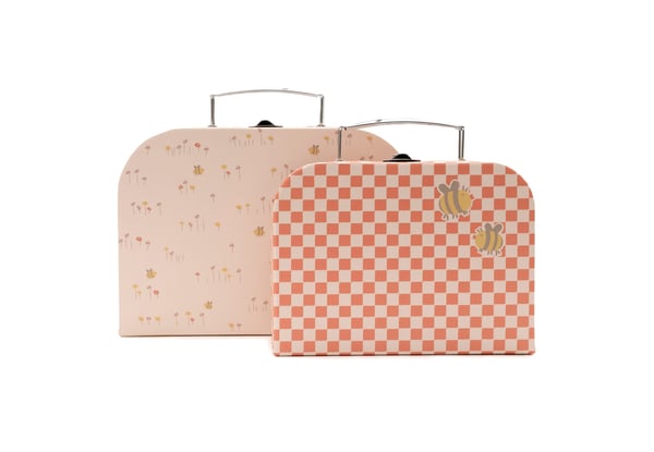 Miniatyrbillede 1 af 12: Jollein 059-595-68159 opbevaring af legetøj Toy storage suitcase Fritstående Lyserød