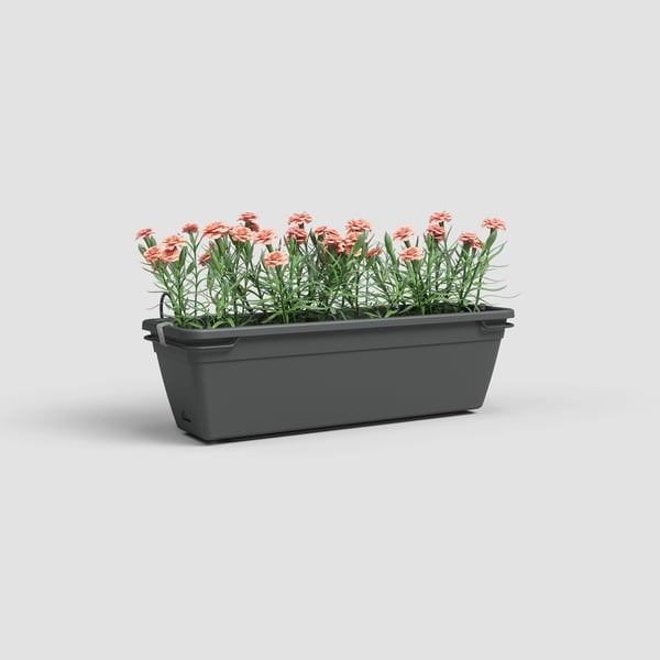 Artevasi Venezia Water Reserve Plant Box Kit Antrasiitti 6 kpl