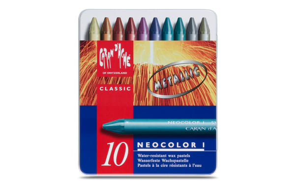 Caran d-Ache Neocolor Vaxkritor Hård Multifärg 10 styck