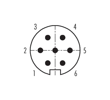 BINDER 99-0621-00-07 kabelsamler Bayonet