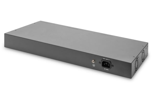 Miniatyrbild 4 av 4: Digitus DN-80221-3 nätverksswitchar hanterad L2 Gigabit Ethernet (10/100/1000) Svart, Grå