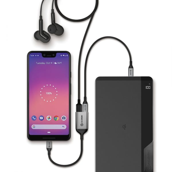Miniatyrbillede 3 af 5: ALOGIC UL2CAPW-SGR interface hub USB 3.2 Gen 1 (3.1 Gen 1) Type-C Grå