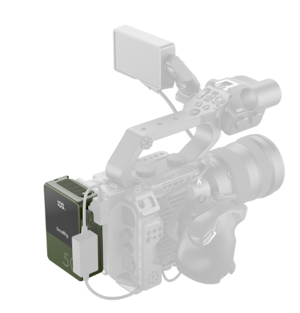 Miniatyrbillede 5 af 8: SmallRig 4872 powerbank 3400 mAh Grøn