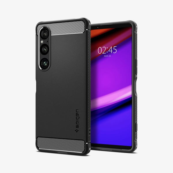 Spigen Rugged Armor mobiltelefon etui 16,5 cm (6.5") Cover Sort