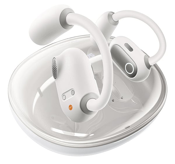 Pikkukuva 8 / 8: Baseus Eli Sport 1 Kuulokkeet True Wireless Stereo (TWS) Ear-hook, Avoin korva (open-ear) Puhelut/Musiikki USB Type-C Bluetooth Valkoinen