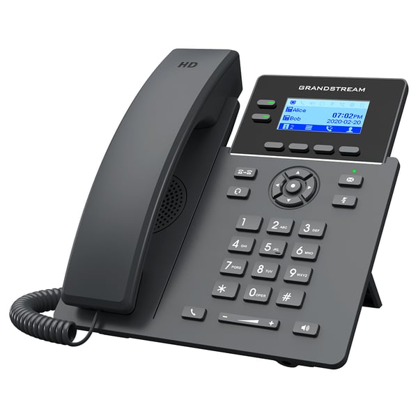 Grandstream Networks GRP2602W IP-telefoner Svart LCD Wi-Fi