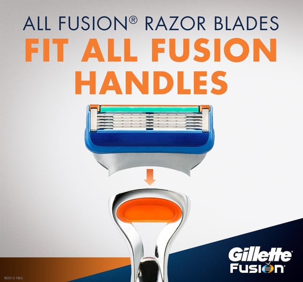 Gillette Fusion 5 rakblad 4 styck Män