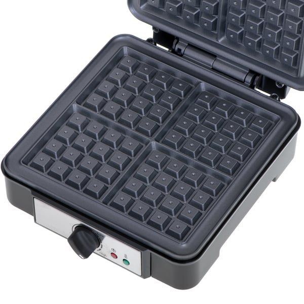 Adler AD 3049 vaffeljern 4 vaffel/vafler 1800 W Sort