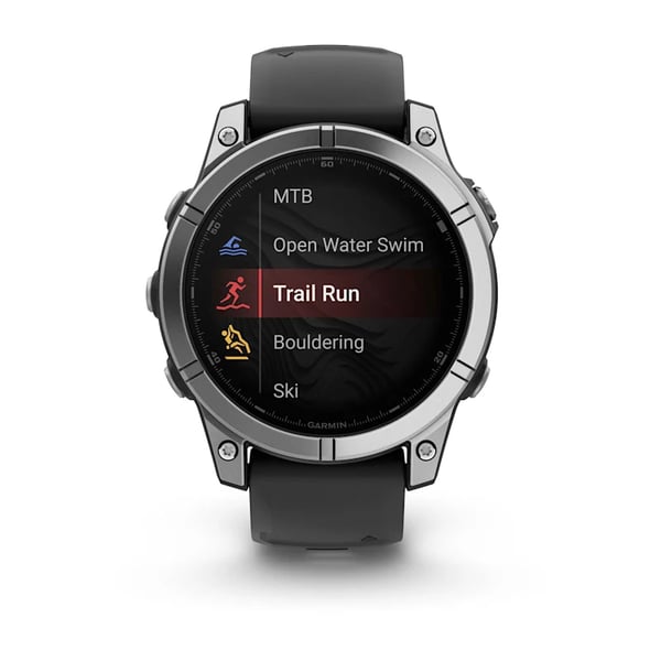 Garmin Fenix E 3,3 cm (1.3") AMOLED 47 mm Digitaalinen 416 x 416 pikseliä Kosketusnäyttö Ruostumaton teräs Wi-Fi GPS (satelliitti)