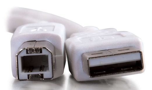 C2G USB 2.0 A/B Cable 2m USB-kabel 2,01 m USB A USB B Hvid