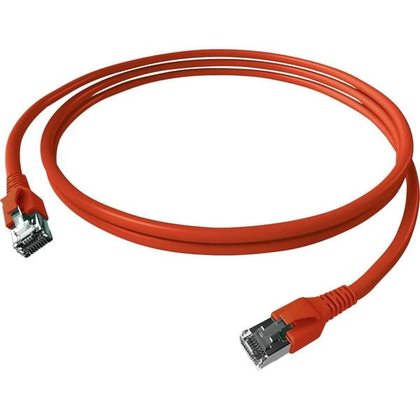 EasyLan CP1KRBRBR0100 nätverkskablar Röd 10 m Cat6a S/FTP (S-STP)