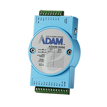 Miniatyrbild 1 av 4: Advantech ADAM-6060-D1 digitala & analoga I/O-moduler Digital Reläkanal