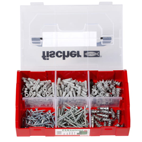Fischer FIXtainer - Hält-Alles-Box 50 styck Expansionsankare