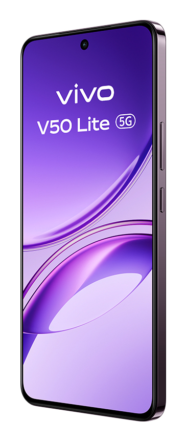 VIVO V50 Lite 5G 17,2 cm (6.77") Kaksois-SIM Android 15 USB Type-C 8 GB 256 GB 6500 mAh Musta