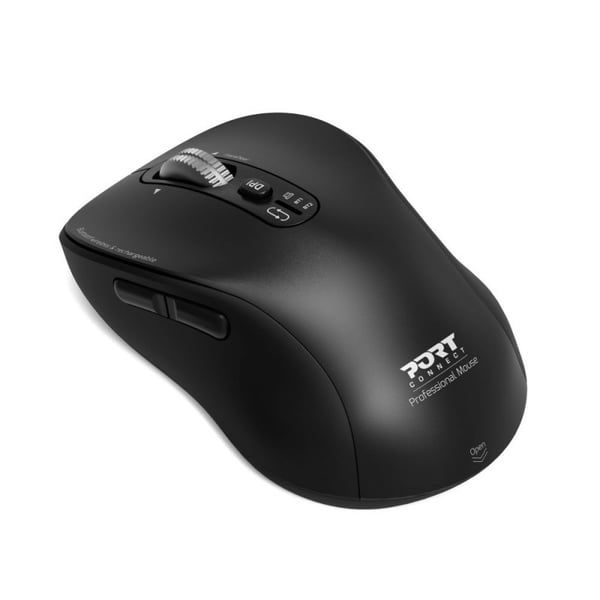 Miniatyrbild 2 av 5: Port Designs 900707C datormöss Hem Högerhand Trådlös RF + Bluetooth 3200 DPI