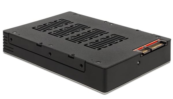 DeLOCK 47224 Hölje för lagringsenheter Svart 2.5"
