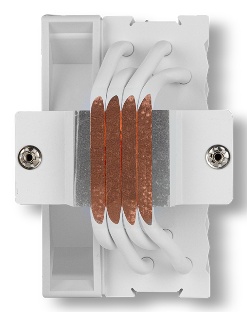 Miniatyrbillede 5 af 8: NOX Hummer NXHUMMERR400ARGBWH Computerkølesystem Processor Ventilator 12 cm Hvid