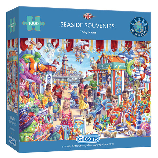 Gibsons Seaside Souvenirs Puslespil 1000 stk