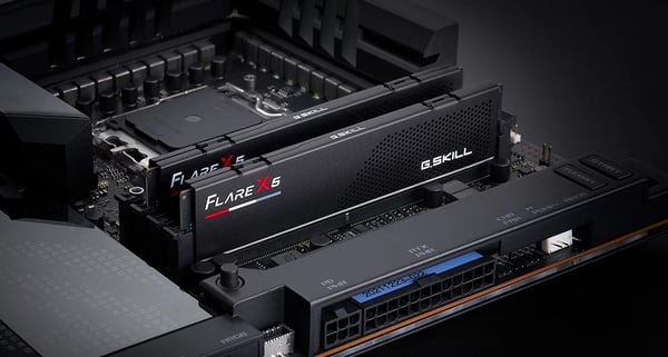 Miniatyrbillede 4 af 6: G.Skill Flare X5 F5-6000J3444F64GX2-FX5 hukommelsesmodul 128 GB 2 x 64 GB DDR5 5600 MT/s 288-pin DIMM