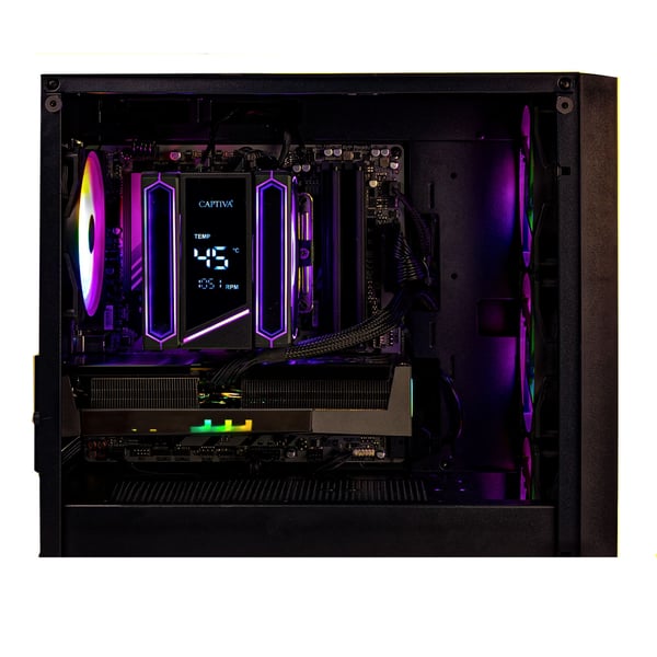 Miniatyrbillede 6 af 8: CAPTIVA 102312 PC/arbejdsstation AMD Ryzen™ 5 5500 16 GB DDR4-SDRAM 500 GB SSD NVIDIA GeForce RTX 5060 Sort