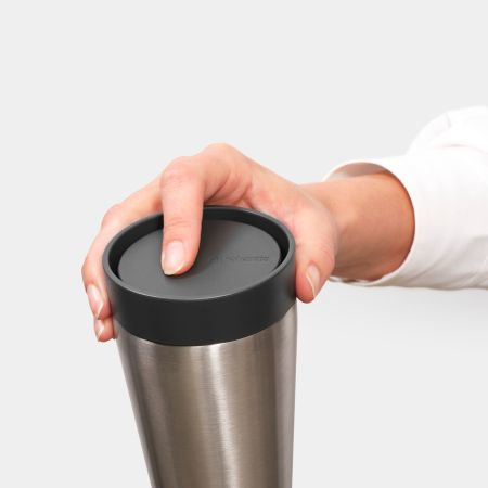 Brabantia Make & Take 200 ml Sort, Rustfrit stål