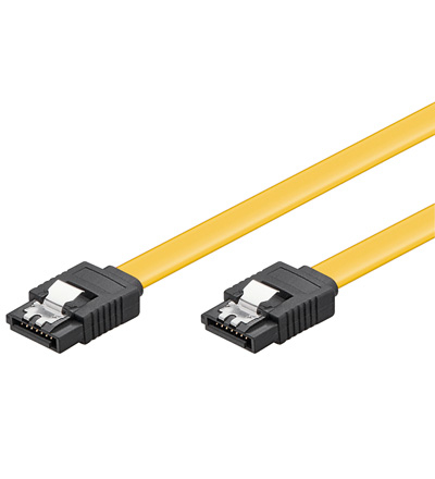 Goobay CAK SATA 600-020 CLIP 0.2m SATA-kaapeli 0,2 m SATA 7-pin Musta, Keltainen Goobay CAK SATA 600-020 CLIP 0.2m SATA-kaapeli 0,2 m SATA 7-pin Musta, Keltainen