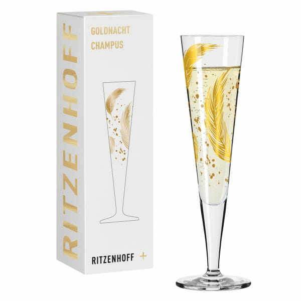 Ritzenhoff Goldnacht NO 42 1 stk 205 ml Glas Champagne fløjte