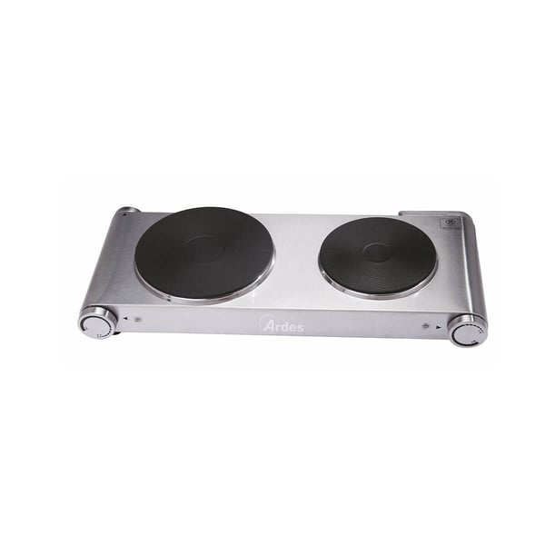 Ardes ARFOEL02 spishällar Rostfritt stål Bänkdiskmaskin 53 cm Gjutjärnsplatta 2 zone(s)