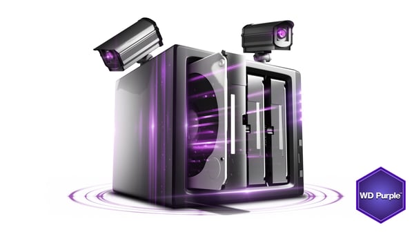 Miniatyrbild 4 av 13: Western Digital Purple interna hårddiskar 3 TB 5400 RPM 64 MB 3.5" Serial ATA III