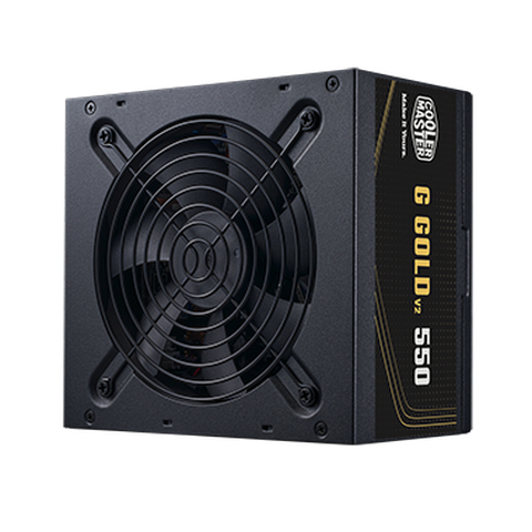 Miniatyrbillede 1 af 2: Cooler Master G Gold 550 V2 enhed til strømforsyning 550 W 24-pin ATX ATX Sort
