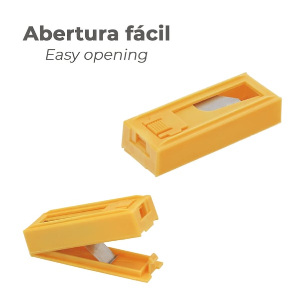 Pikkukuva 5 / 5: Wolfpack Hoja Cuchillo Recta (Dispensador de 10 hojas)