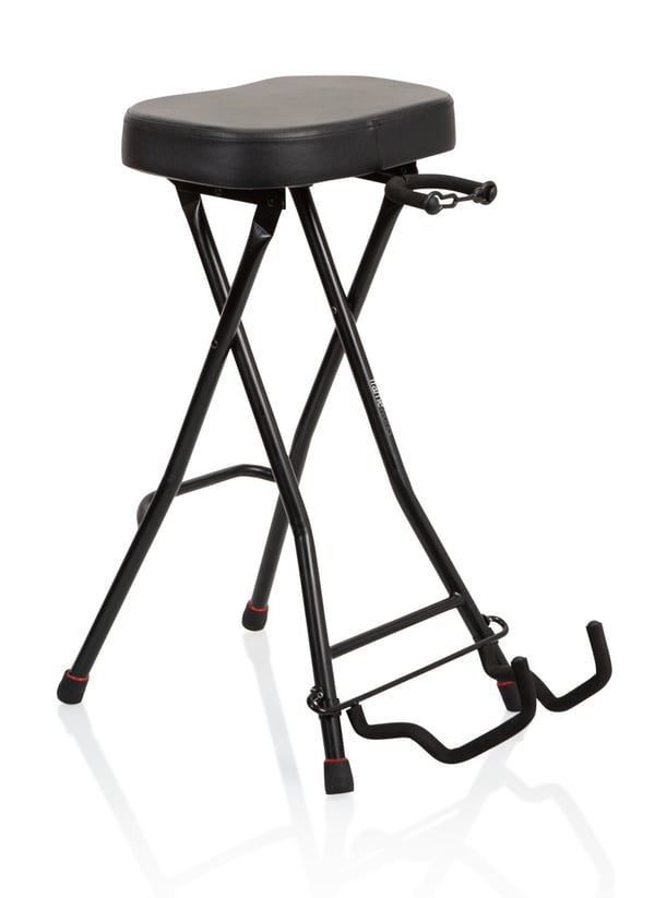Gator Frameworks GFW-GTRSTOOL Musikerstol Pall för musiker Svart Stoppad sits