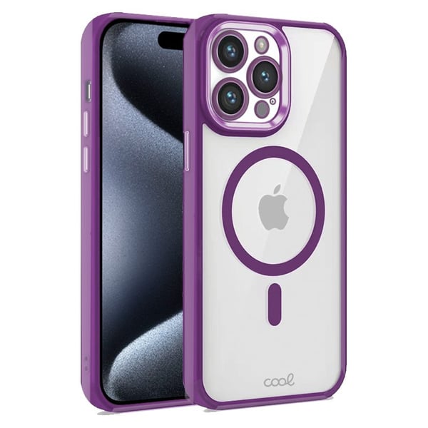 COOL Accesorios COOL mobiltelefon etui 15,5 cm (6.1") Cover Transparent, Violet COOL Accesorios COOL mobiltelefon etui 15,5 cm (6.1") Cover Transparent, Violet