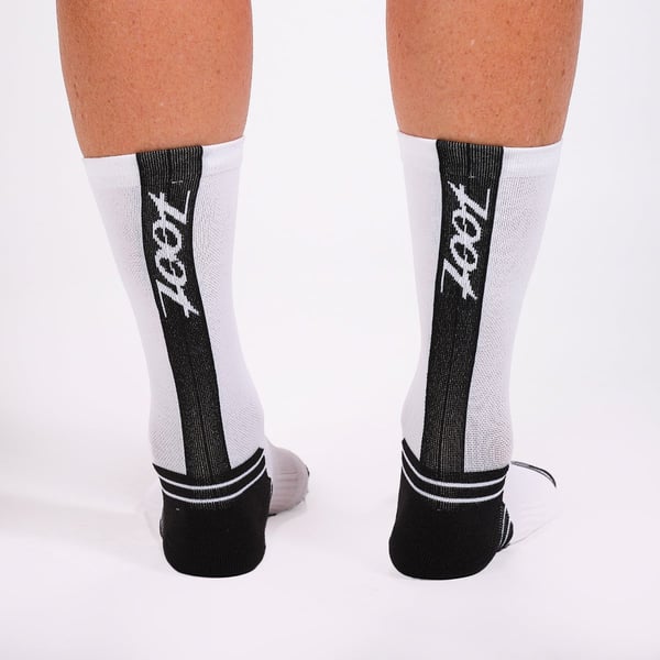 Zoot Sports ZUA6530012 sukat Unisex Urheilusukat Musta, Valkoinen