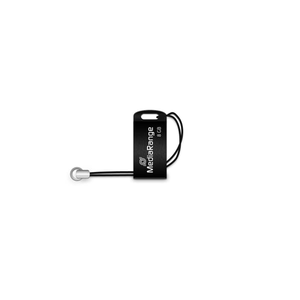 MediaRange MR920 USB-sticka 8 GB USB Type-A 2.0 Svart