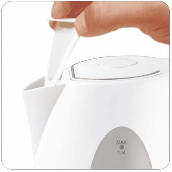 Haeger EK-15W.026A vattenkokare 1,5 l 2200 W Vit