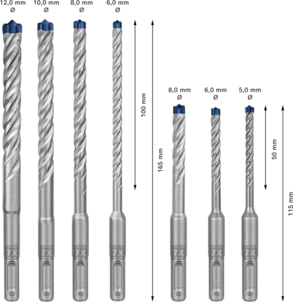 Bosch Expert 2 608 900 195 borehoved Boresæt 7 stk
