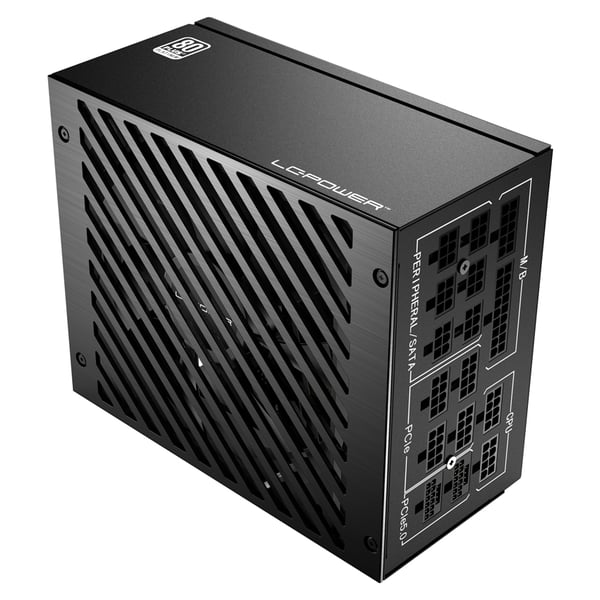 Miniatyrbild 10 av 15: LC-Power LC1200P V3.0 strömförsörjningsenheter 1200 W 20+4 pin ATX ATX Svart