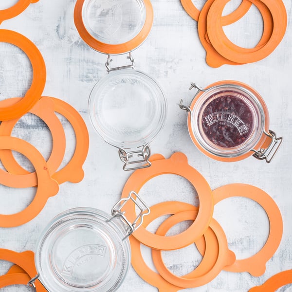 Miniatyrbillede 2 af 2: Kilner 0025.489 Gummiring Rød 6 stk
