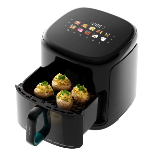 Cecotec Cecofry&Grill Smokin'Prime 8500 Yksi 8,5 L Erillinen 2300 W Kuumakiertoilmakypsennin Musta