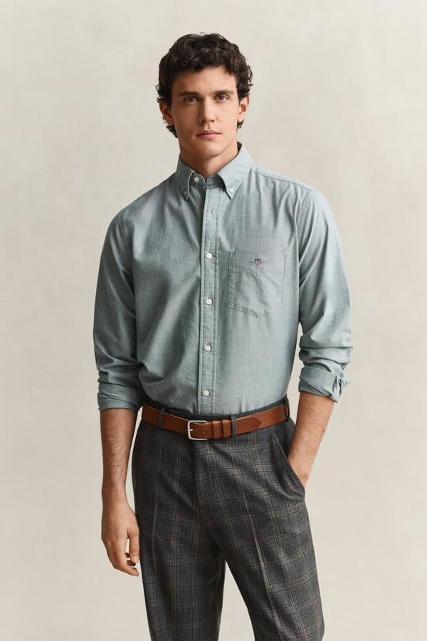 Miniatyrbild 1 av 7: Gant 3000200-321 Skjorta Button down-krage Långärmad Bomull
