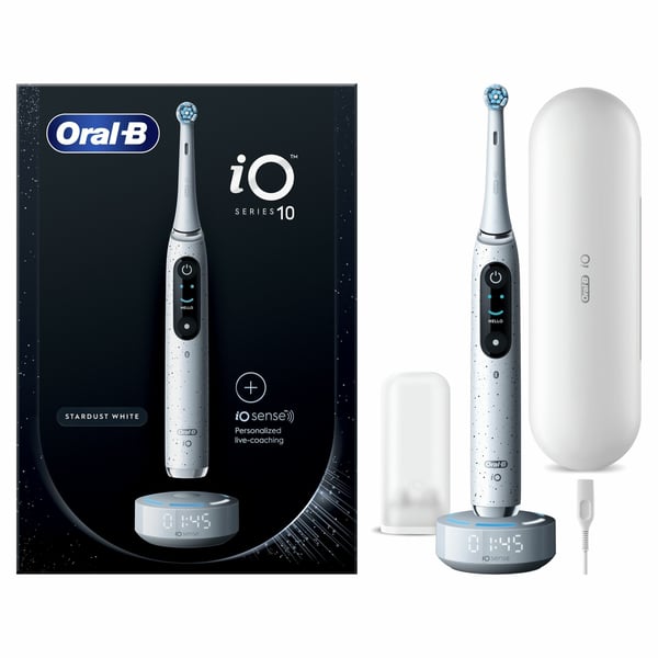 Oral-B iO SERIES 10 Voksen Vibrerende tandbørste Hvid Oral-B iO SERIES 10 Voksen Vibrerende tandbørste Hvid