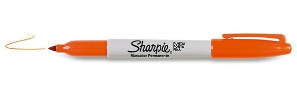 Sharpie Fine Point markeringspennor Fin spets Orange