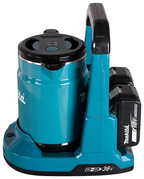 Makita DKT360Z vedenkeitin 0,8 L Musta, Sininen