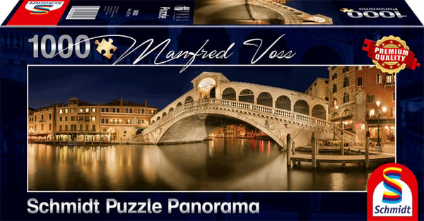 Schmidt Spiele Rialto Bridge Puslespil 1000 stk By