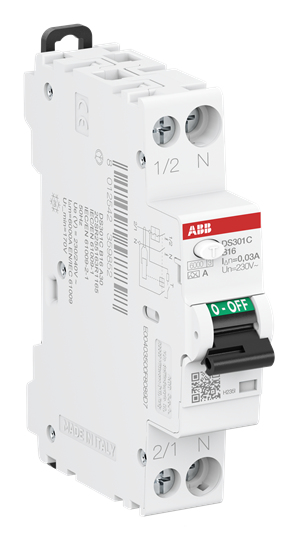 Miniatyrbillede 3 af 4: ABB 2CSR255163R1165 kredsløbsafbryder Miniature strømafbryder 1