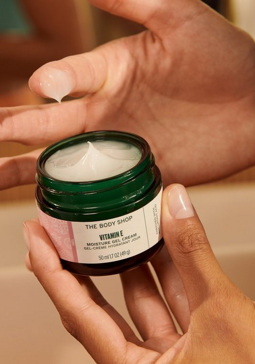 Miniatyrbillede 4 af 5: The Body Shop Vitamin E Moisture Gel Cream ansigtsgele 50 ml Kvinder